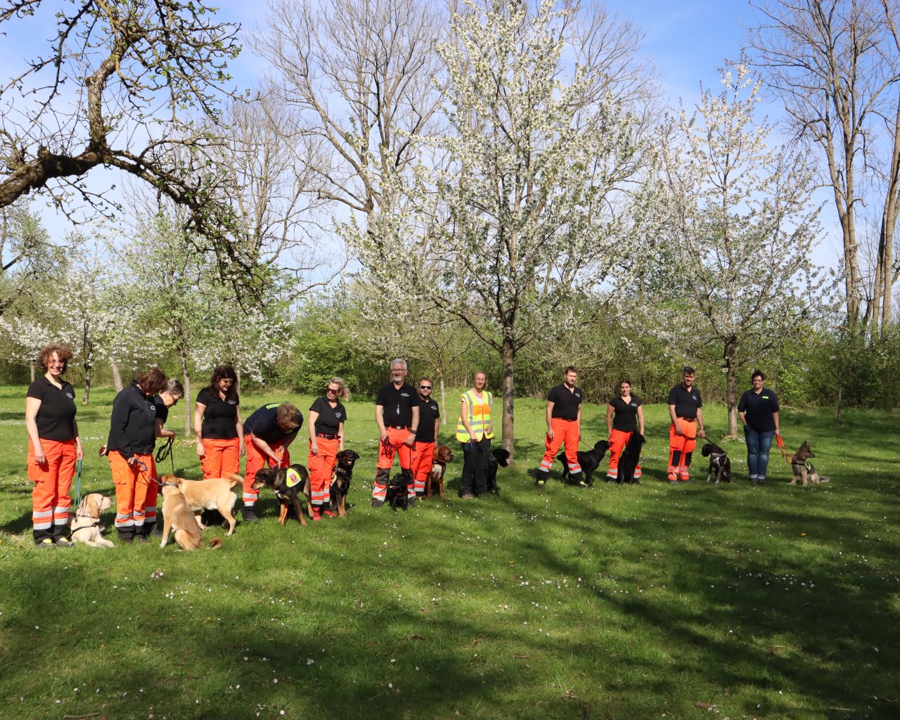 Ostereiersuche im Obstgarten